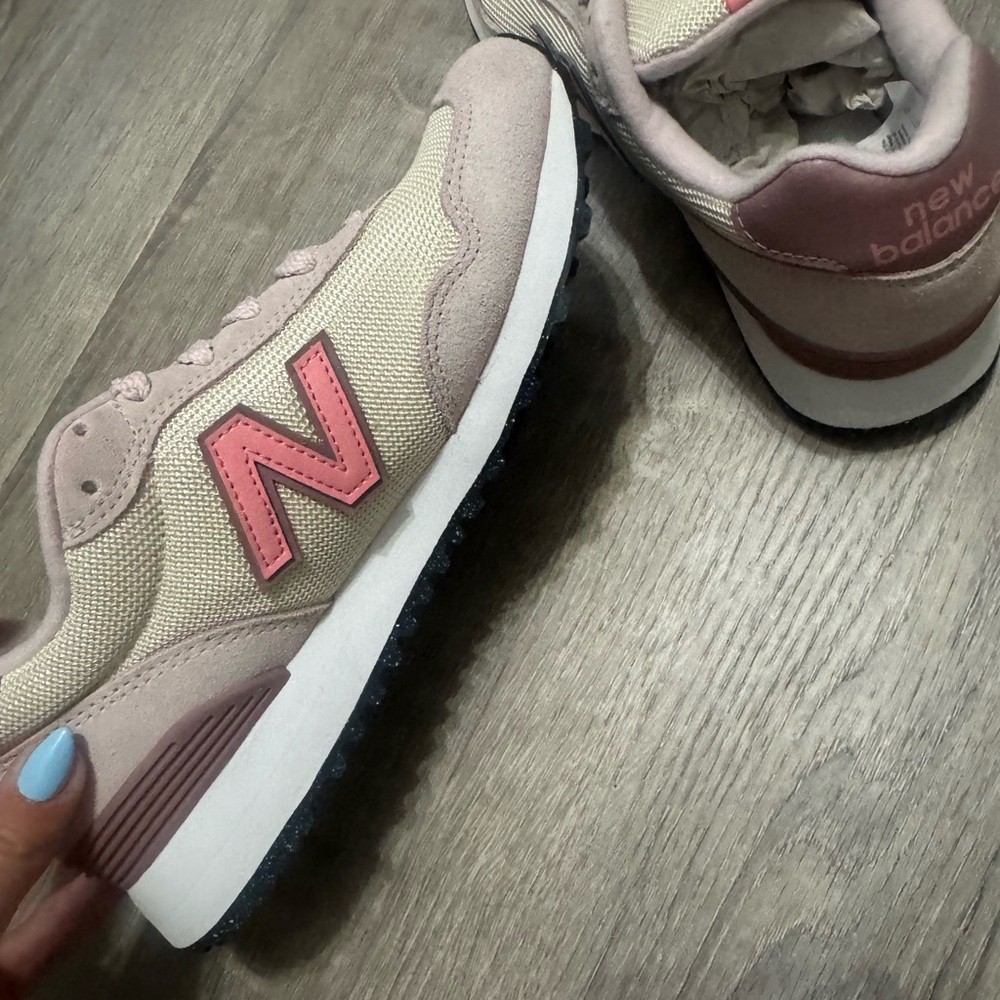 New Balance 515 Pink and Cream Athletic Shoes